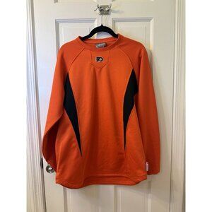 NHL Exclusive Club Philadelphia Flyers Men’s Orange Sweatshirt Size Medium